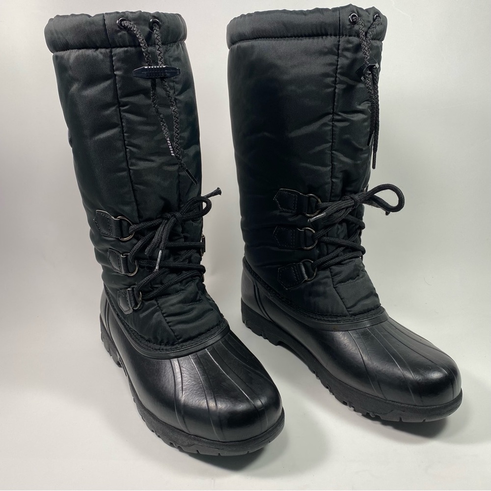 Sorel Women’s Lined Insulated Boots. Color Black SZ 10